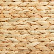 Коло за коледно дърво Кафяво 75 x 75 x 25 см Воден хиацинт