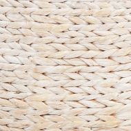 Коло за коледно дърво Бяло 105 x 105 x 28 см Воден хиацинт