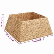 Коло за коледно дърво Кафяво 60 x 60 x 28 см Воден хиацинт