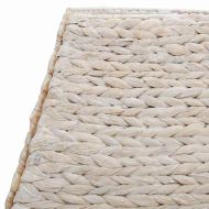 Коло за коледно дърво Бяло 60 x 60 x 28 см Воден хиацинт