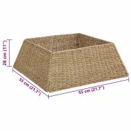 Коло за коледно дърво Кафяво 70 x 70 x 28 см Морска трева