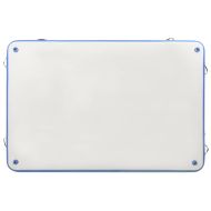 Надуваема плаваща платформа, синьо и бяло, 300x150x15 см