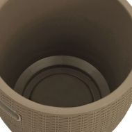 Градинска кутия за съхранение 4 в 1, светлокафява, полипропилен