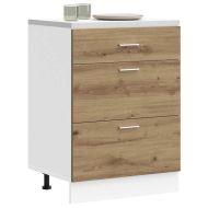 Кухненски шкаф, Lyon дъб артизан, инженерно дърво