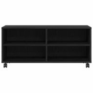 ТВ шкаф Черно 90 x 35 x 40.5 см Инженерно дърво