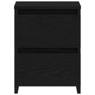 Нощен шкаф с чекмедже Черен дъб 30 x 30 x 40 cm Инженерно дърво