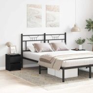 Нощен шкаф 2 pcs Черен дъб 30 x 30 x 40 cm Инженерно дърво