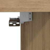 ТВ шкаф дъб артизан 152 x 22 x 113 см Инженерно дърво