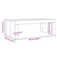 Масичка за кафе Черно Инженерно дърво