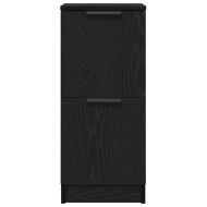 Служебен шкаф 2 pcs Черен дъб 30 x 30 x 70 см Инженерно дърво