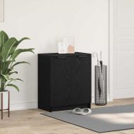 Шкаф за обувки Черния дъб 59 x 35 x 70 см Инженерно дърво