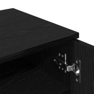 Шкаф за обувки Черния дъб 59 x 35 x 100 см Инженерно дърво