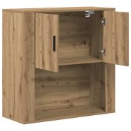 Стенен шкаф с рафт дъб артизан 80 x 33 x 80 см Инженерно дърво