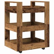 Кухненска количка Дъбова дървесина 60 x 45 x 80 см