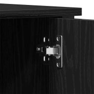 ТВ шкаф Черен дъб 100 x 40 x 50 cm Инженерно дърво