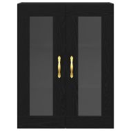 Стенен шкаф Черния дъб 69,5 x 34 x 90 см Инженерно дърво