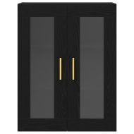 Стенен шкаф Черния дъб 69,5 x 34 x 90 см Инженерно дърво