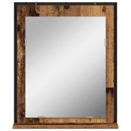 Огледало Старо дърво 50 x 12 x 60 см Стъкло и инжектирано дърво