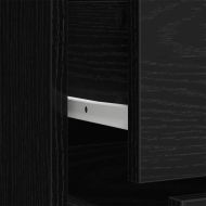 Гардероб с чекмедже Черния дъб 80 x 52 x 180 см Инженерно дърво