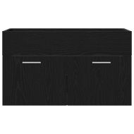 Шкаф за мивка със съхранение с врата Черния дъб Инженерно дърво