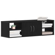 Стенен рафт с рафт Черния дъб 140 x 41 x 75 см Инженерно дърво