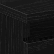 Нощен шкаф Черен дъб 40 x 35 x 62.5 см Инженерно дърво