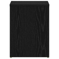 Нощен шкаф 2 pcs Черен дъб 40 x 30 x 40 см Инженерно дърво