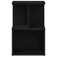 Нощен шкаф 2 pcs Черен дъб 35 x 35 x 55 см Инженерно дърво