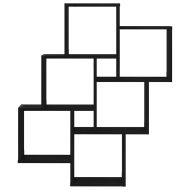 Стенен рафт с рафт Черния дъб 78 x 15 x 92 см Инженерно дърво