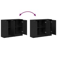 Служебен шкаф Черния дъб 90,5 x 30 x 70 см Инженерно дърво