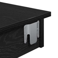 Маса за бар на стената с рафт Черния дъб 102 x 45 x 103,5 см