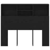 Табла за легло Черния дъб 120 x 19 x 103,5 cm Инженерно дърво