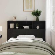 Табла за легло Черния дъб 140 x 19 x 103,5 cm Инженерно дърво