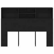 Табла за легло Черния дъб 140 x 19 x 103,5 cm Инженерно дърво