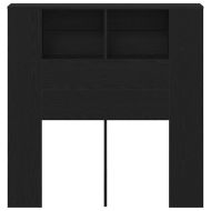 Табла за легло Черния дъб 100 x 19 x 104,5 см Инженерно дърво