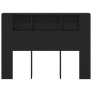 Табла за легло Черния дъб 140 x 19 x 104,5 см Инженерно дърво