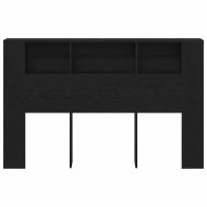 Табла за легло Черния дъб 160 x 19 x 104,5 см Инженерно дърво