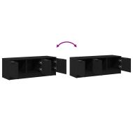 ТВ шкаф Черния дъб 102 x 35 x 36,5 см Инженерно дърво