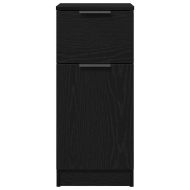 Служебен шкаф 2 pcs Черния дъб 30 x 30 x 70 см Инженерно дърво