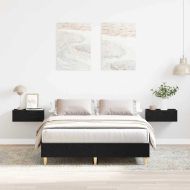 Рамка за легло Черен дъб 135 x 190 cm Инженерно дърво