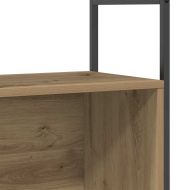 Рафт за книги дъб артизан 80 x 30 x 78.5 см Инженерно дърво