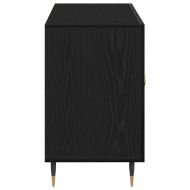 Служебен шкаф Черен дъб 100 x 36 x 60 см Инженерно дърво