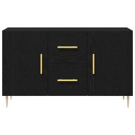 Служебен шкаф Черен дъб 100 x 36 x 60 см Инженерно дърво