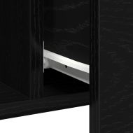 Служебен шкаф Черен дъб 100 x 36 x 60 см Инженерно дърво