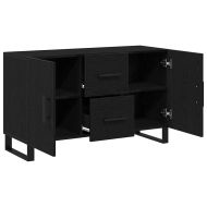 Служебен шкаф Черен дъб 100 x 36 x 60 см Инженерно дърво