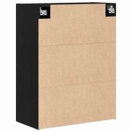 Стенно монтиран шкаф Черния дъб 69,5 x 34 x 180 см