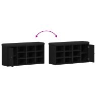 Пейка с място за съхранение с рафт Черния дъб 102 x 32 x 50 cm