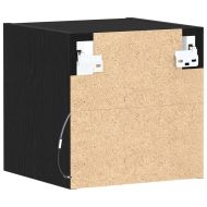 Комплект ТВ шкаф Черно 30 x 28,5 x 30 см Инженерно дърво