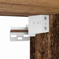 Плаващ рафт 2 pcs Кафяво 40 x 28,5 x 40 см Инженерно дърво