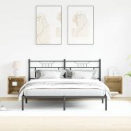 Плаващ рафт 2 pcs Кафяво 40 x 28,5 x 40 см Инженерно дърво